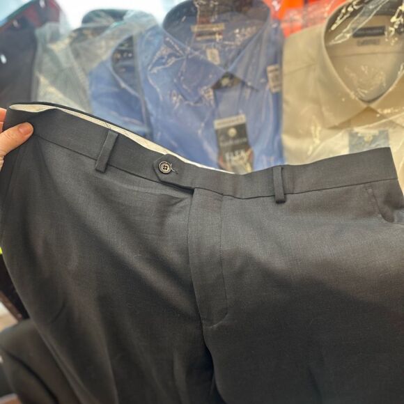 Mantoni Mens 44 R Dark Gray Suit Coat & Pants 42 - Picture 9 of 9